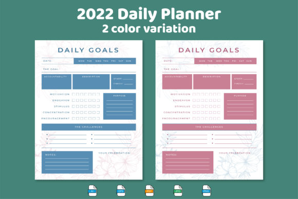 2022 Daily Planner Print Ready Best KDP: Your All-in-One Productivity Toolkit