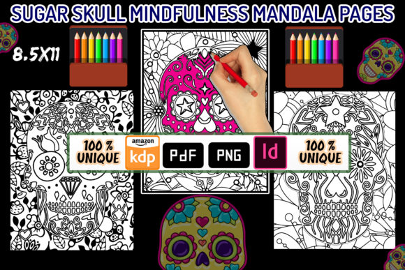 A Guide to Sugar Skull Mindfulness Mandala Coloring Pages