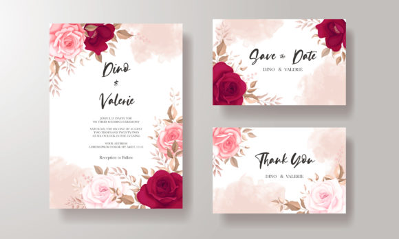 A Modern Wedding Invitation Card with Rose: Integrating Elegance into Your Planning Process