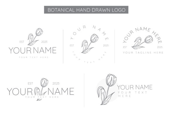 Elevate Your Brand Identity with a Botanical Hand Drawn Logo