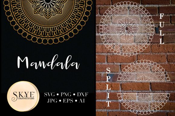 Exploring the Versatility of Mandala Split Mandala Half 49