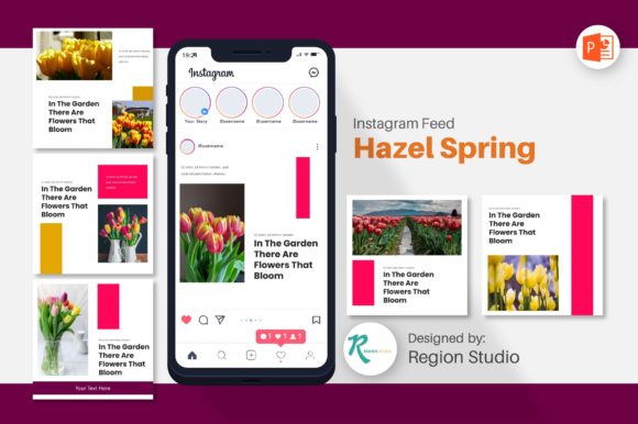 Hazel Spring: An Instagram Feed Template for Creative Professionals