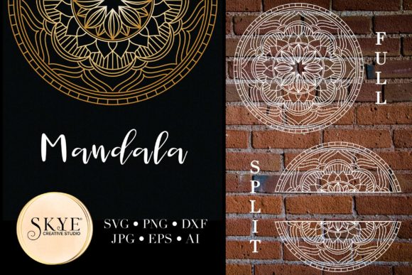 Mandala Half 43 SVG Bundle: Your Ultimate Digital Crafting Toolkit