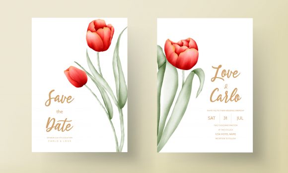The Art of Elegance: How a Tulip Wedding Invitation Elevates Your Celebration