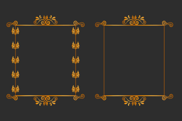The Luxurious Art of Choosing and Applying Golden Border Frame Sets
