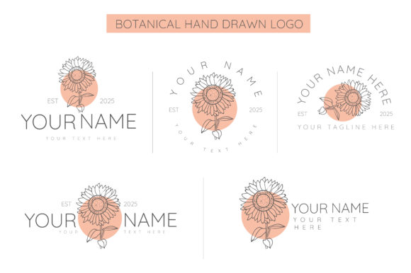 The Strategic Integration of Modern Botanical Hand Drawn Logo Assets