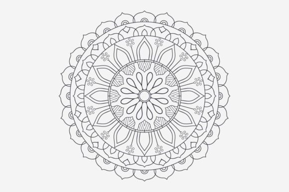 The Universal Canvas: Exploring the Art and Utility of Mandala Flower Coloring Pages