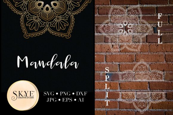 Unlocking Creativity with the Mandala Split Mandala Half 44 Bundle