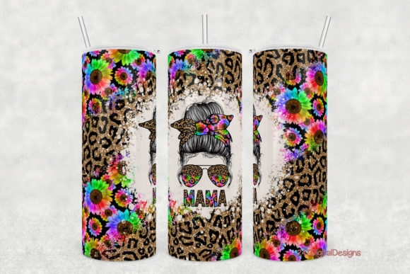 Your Guide to Creating a Unique Mama Colorful Sunflower Leopard Tumbler